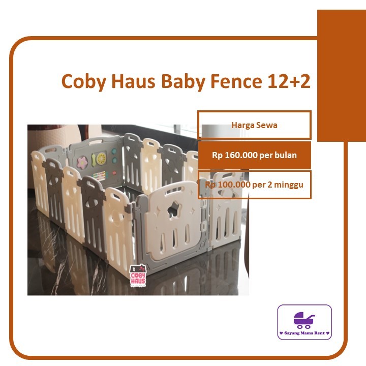 SEWA COBY HAUS / SEWA PARKLON 12+2 TERMURAH