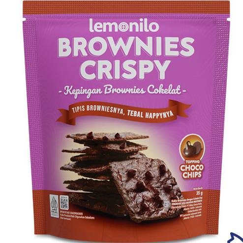 

Lemonilo Brownies Crispy Choco Chips & Lemonilo Brownies Crispy Keju - Crispy Brownies Kepingan