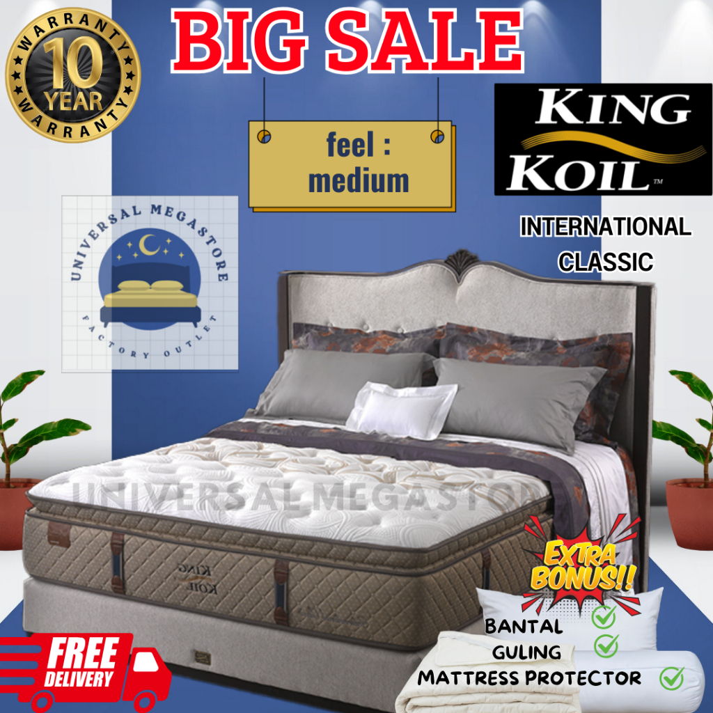 KING KOIL Kasur Springbed NEW INTERNATIONAL CLASSIC
