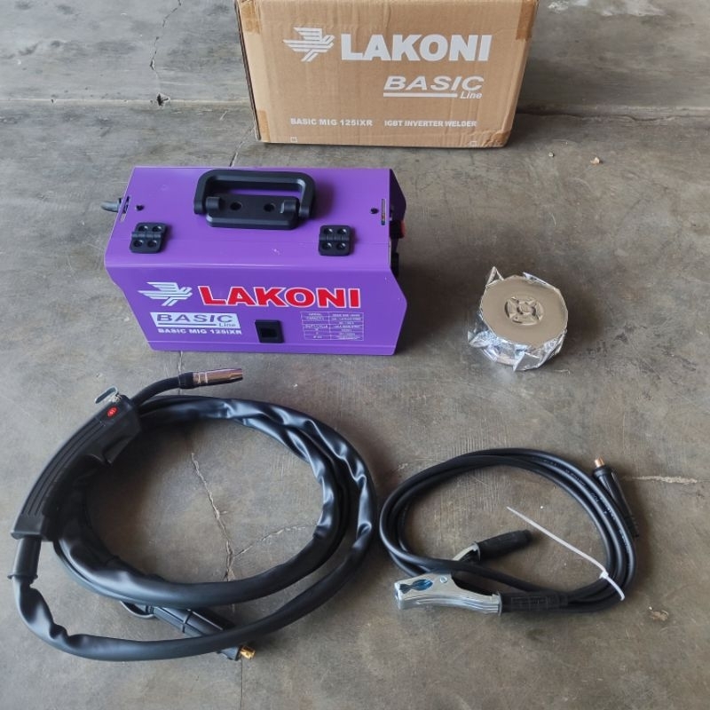 Mesin Travo Las Listrik Inverter Welding 450W 450 W Watt Lakoni Basic MIG 125iXR 125 iXR