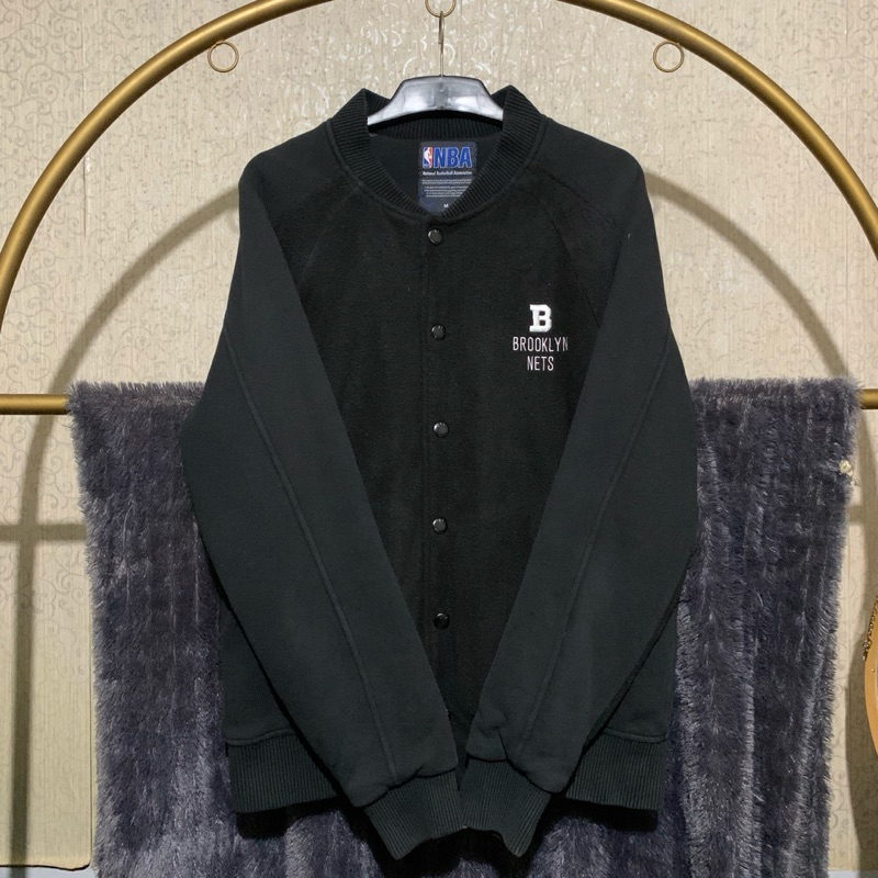 NBA Brooklyn Nets Varsity Velvet Jacket