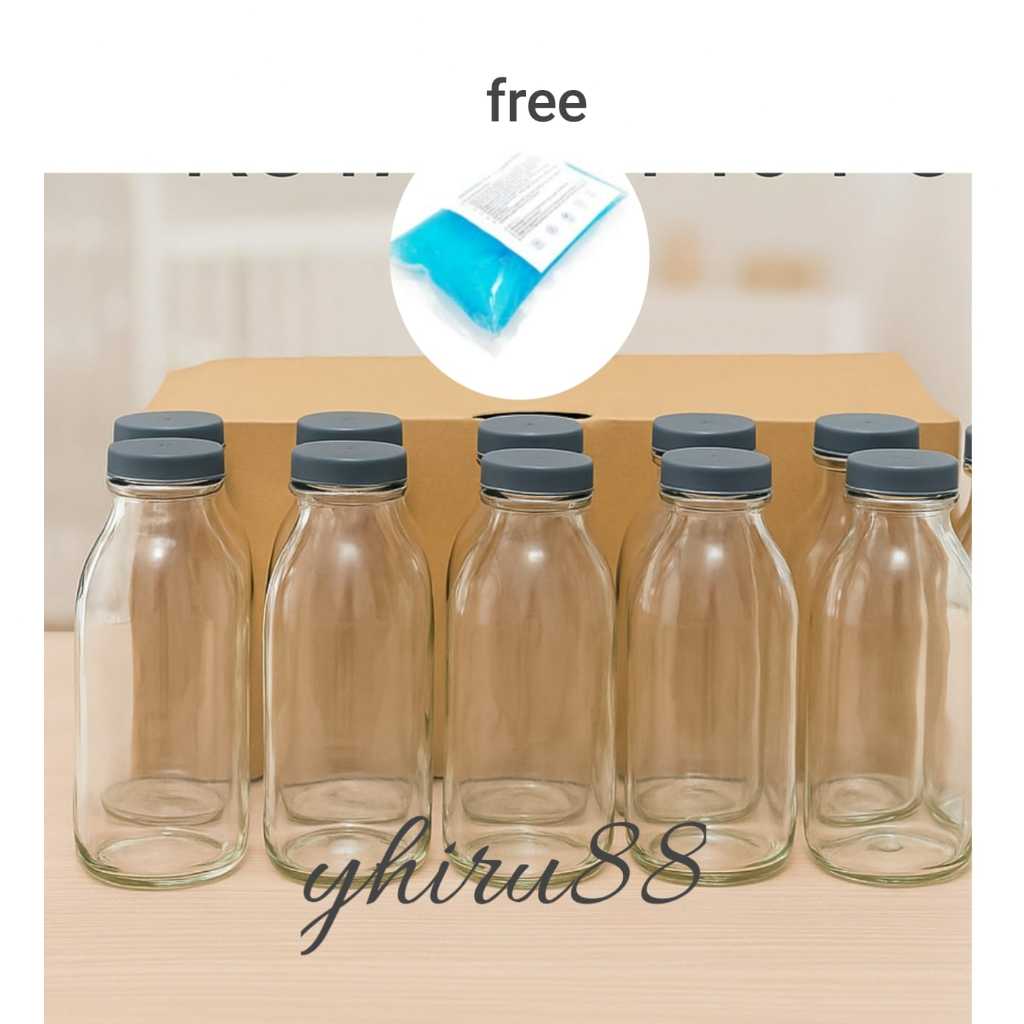 Botol Asi botol asi kaca 100ml  /  botol penyimpanan asi botol asi / Botol 100ml