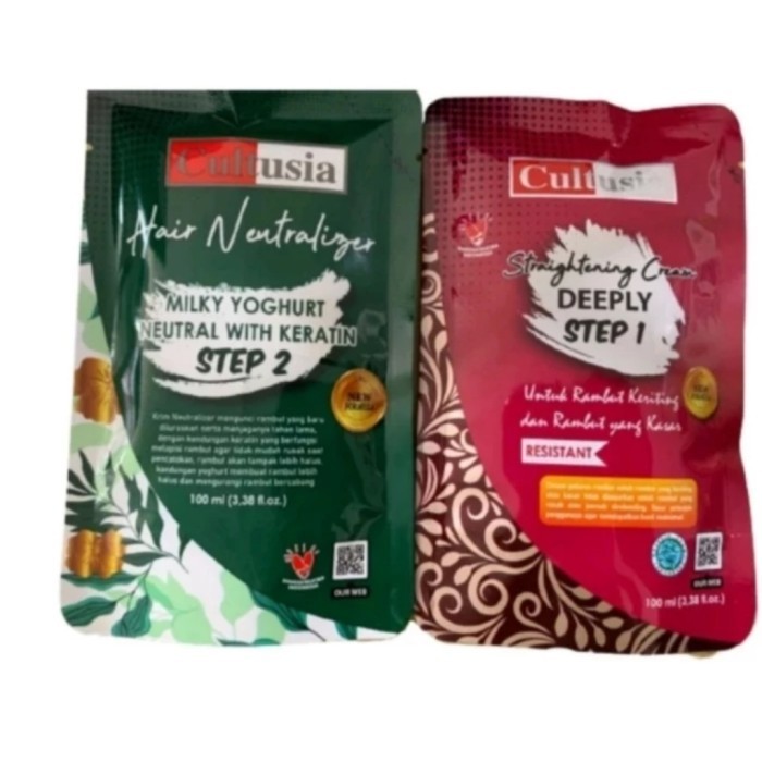 Cultusia Pelurus Rambut - Smoothing Rambut - Sensitive Hair