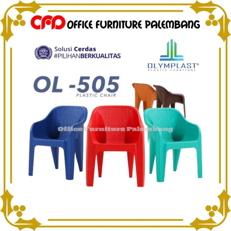 kursi plastik olymplast OL 505 kursi teras kursi taman kursi makan
