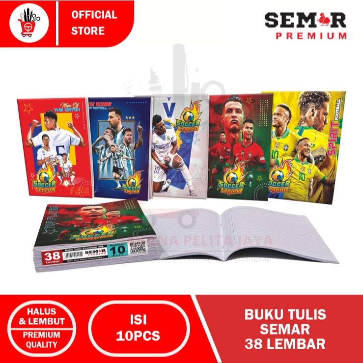 

Book | Buku Tulis Semar Premium All Series 38 Lembar (1 PACK)