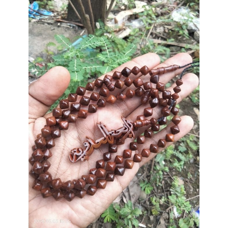 TASBIH KAUKAH KOKKA PAKAI NAMA HURUF TIMBUL BISA CUSTOM TASBIH GM WAJIK 99 BUTIR KOKKA ASLI