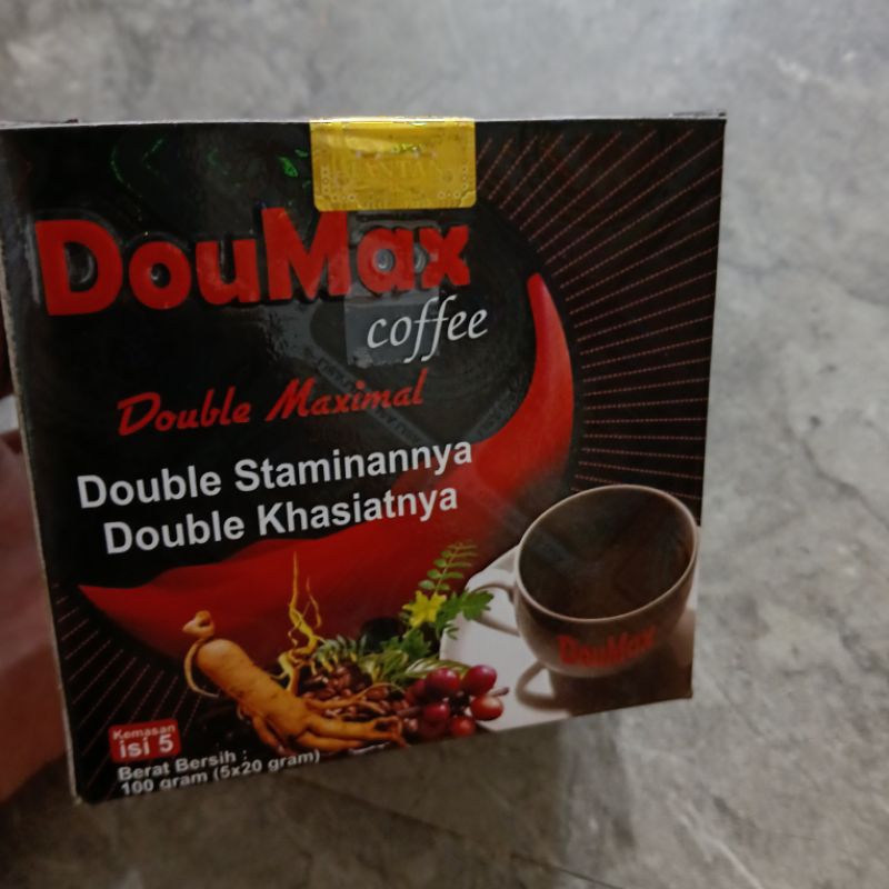 

Kopi DouMax// Dumax Double Maximal Original 1 Box isi 5 Sachet