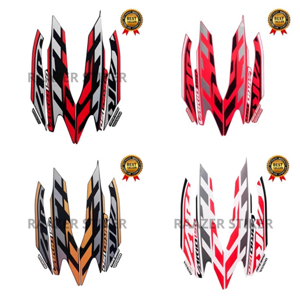 STIKER STRIPING HONDA VARIO 150 2020-2021 FULL STIKER LIS BODY MOTOR VARIO 2020-2021 STANDAR