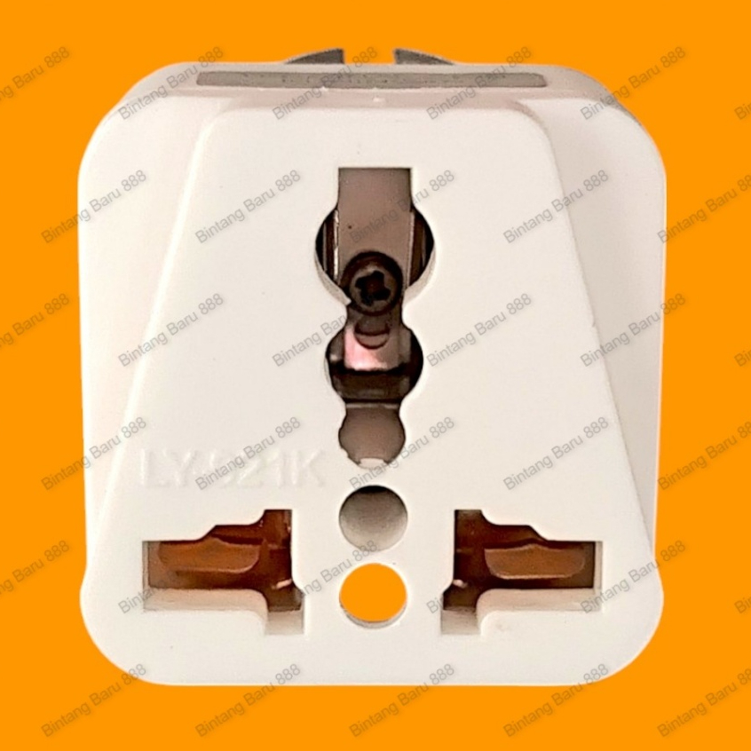 Loyal Steker LY-921K Colokan Listrik Adaptor Universal Serbaguna SNI / steker serbaguna Ly - 921k / 