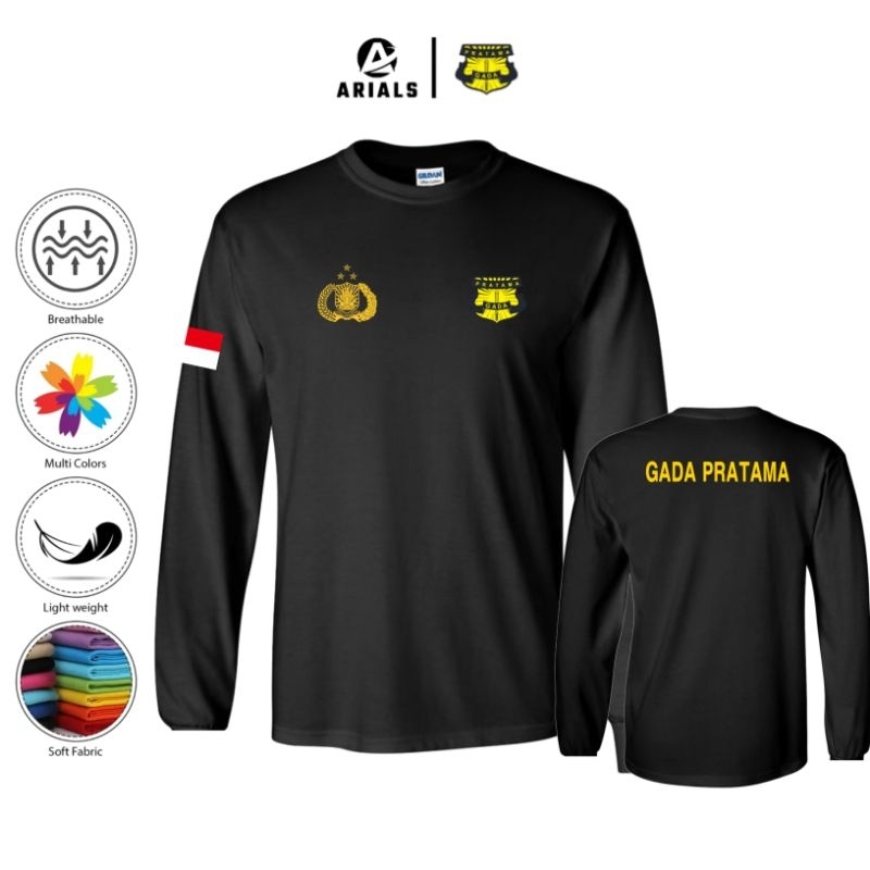 Arials Kaos Baju Lengan Panjang GADA PRATAMA