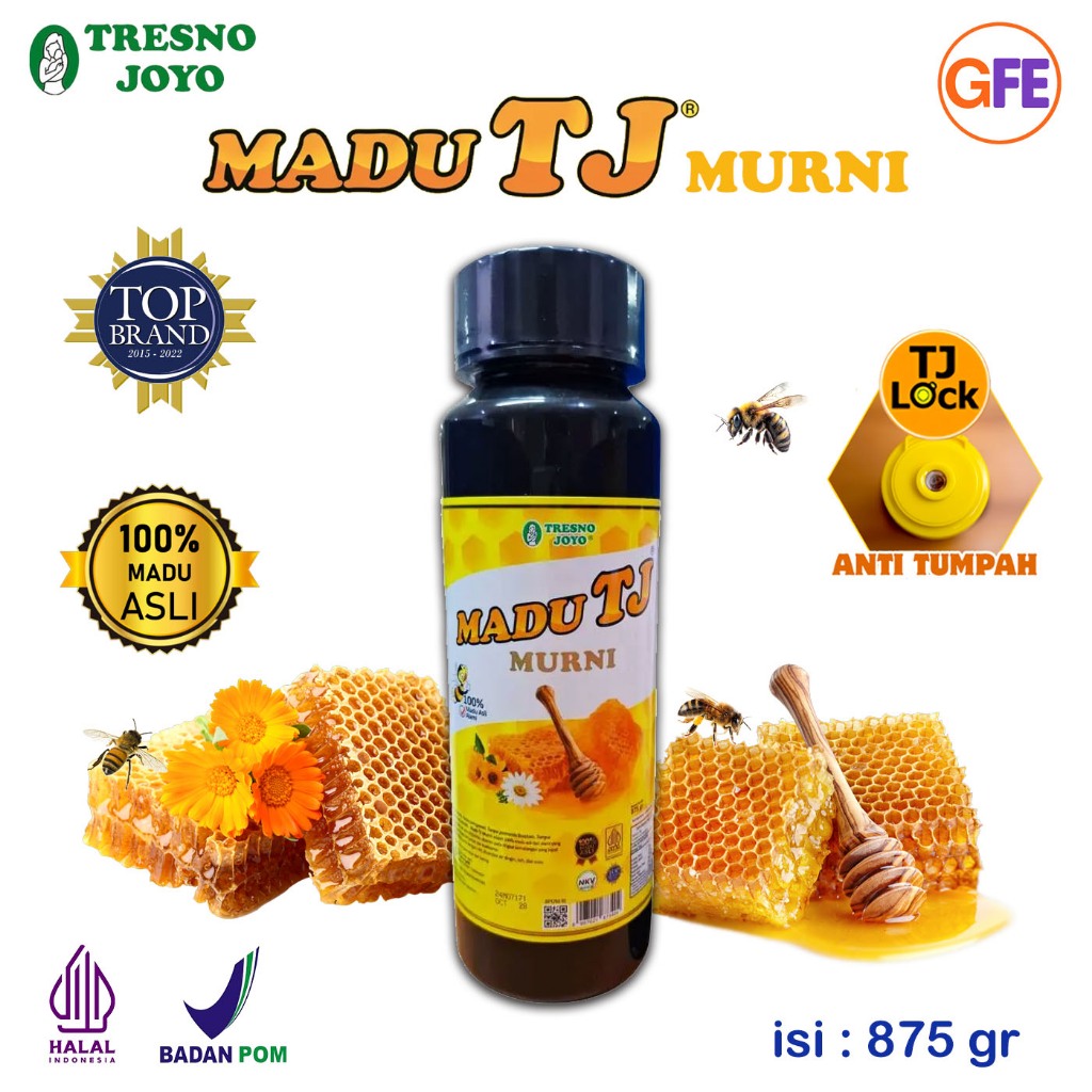 

Madu TJ Murni Asli Alami Original Tanpa Campuran Raw Honey BPOM Halal Tresno Joyo