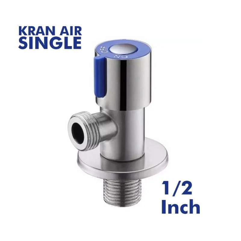 Stop Kran Stainless Steel | Stop Kran Murah | Stop Kran 1/2" | Stop kran Single Double