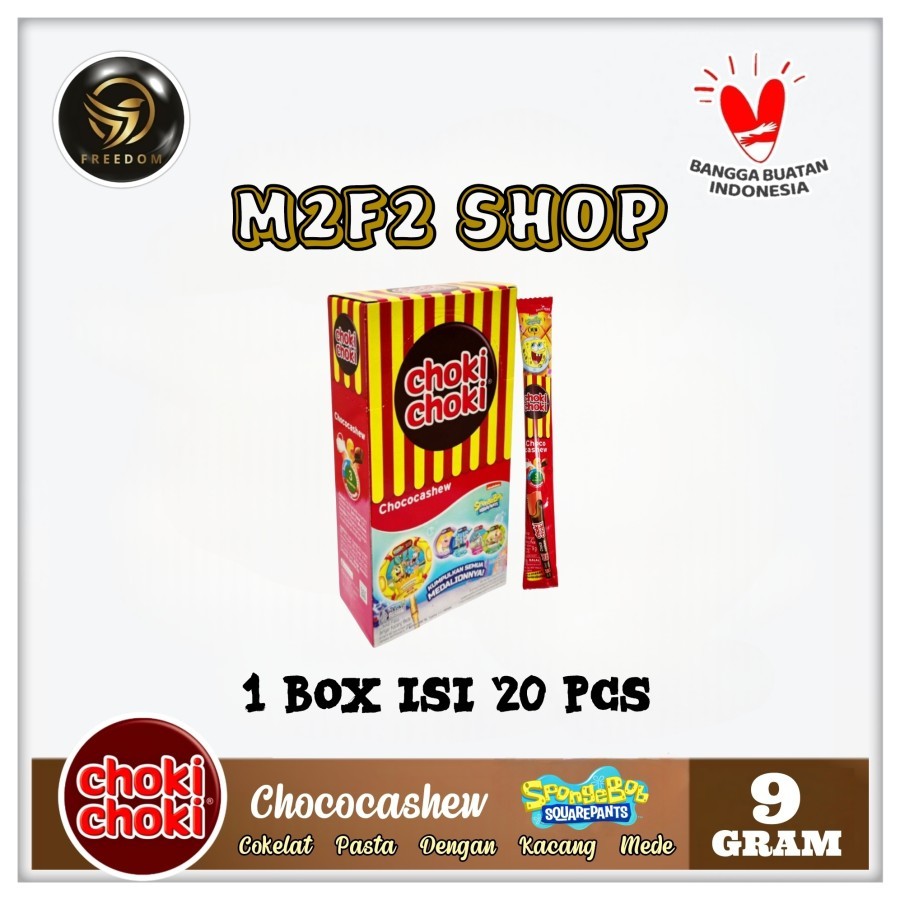 

Choki Choki Stick Chococashew | Stik Cokelat Pasta Kacang Mede - 9 gr (Kemasan 1 Box)