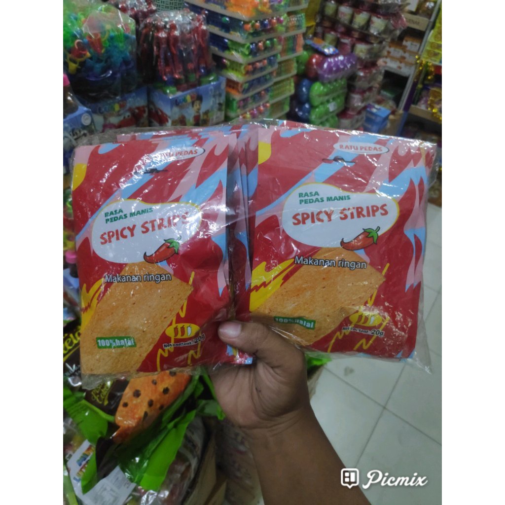 

Rasa Pedas Spicy Stir Rings Makanan Ringan