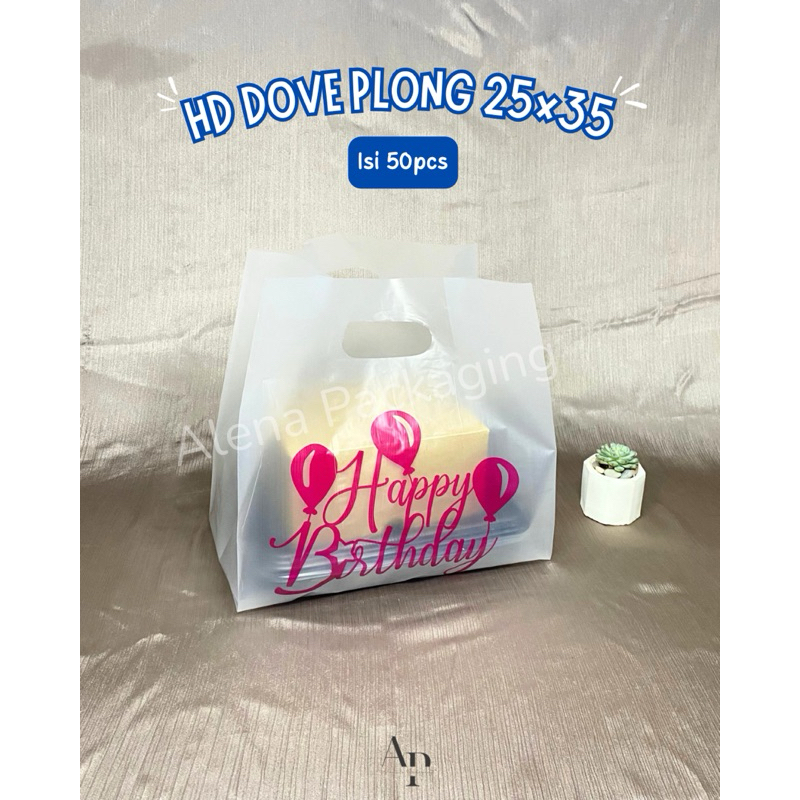 

Plastik Ultah 25x35 HAPPY BIRTHDAY isi 50 Tas Bingkisan Snack Ulang Tahun