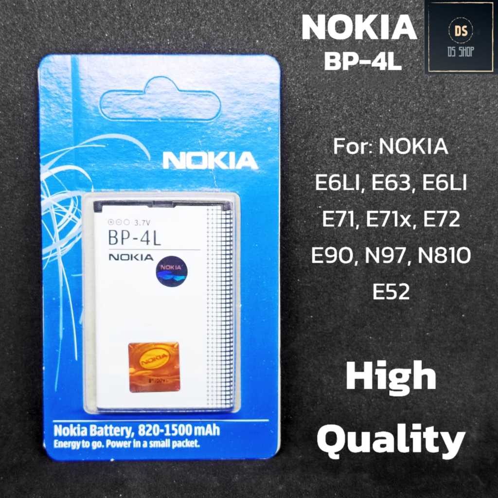 Baterai HP Nokia E6 E6i E63 E71 E72 E73 Mode E90 N97 BP4L BP-4L Original Batre Batrai