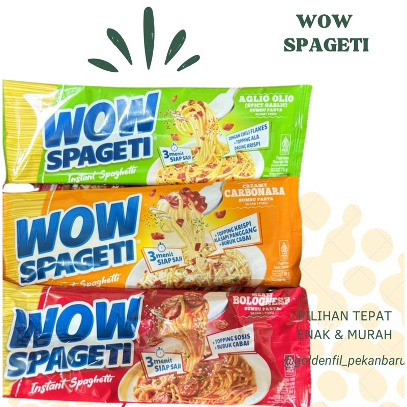 

Wow spageti 75g