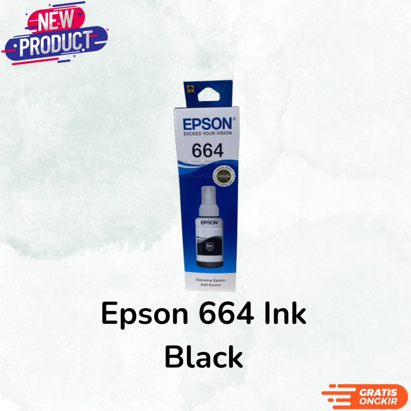 Tinta Epson 664 Hitam New Original