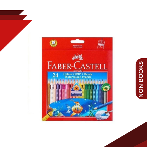 

Gramedia Medan - FABER CASTELL COLOUR GRIP PENCILS 24L 116243