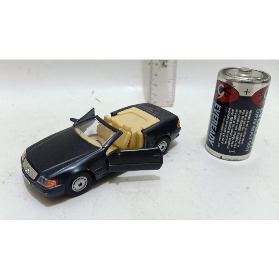 diecast maisto mercedes benz 500 sl 1/40 black new