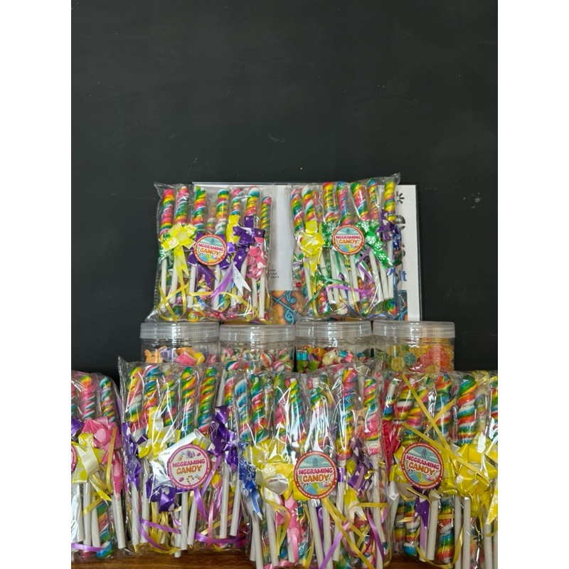 

permen Lolipop (Grosir Karton) 4cm spiral kecil 50pack