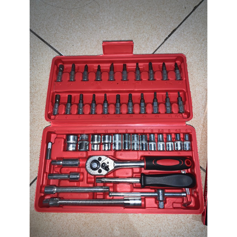 Kunci Socket Wrench Set 46 pcs