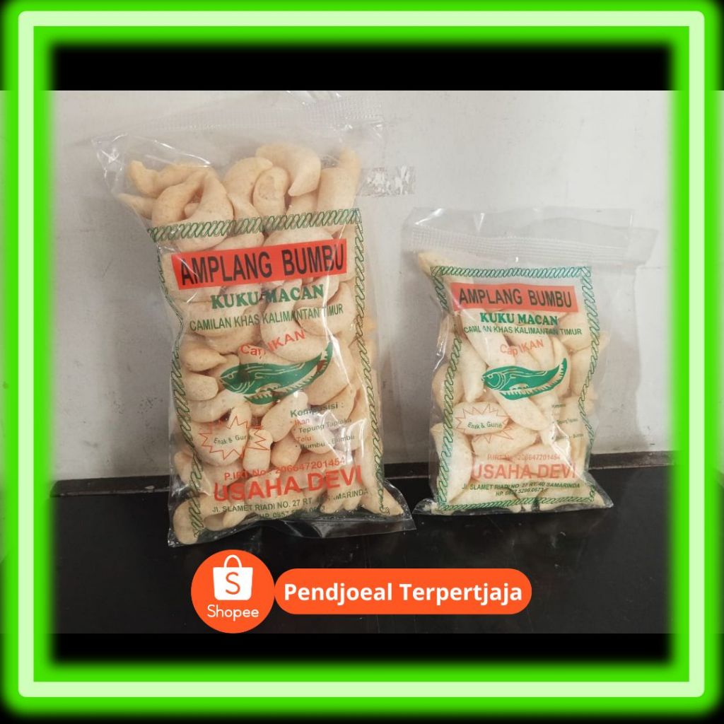 

Amplang Bumbu Usaha Devi Kuku Macan Cap Ikan Khas Samarinda