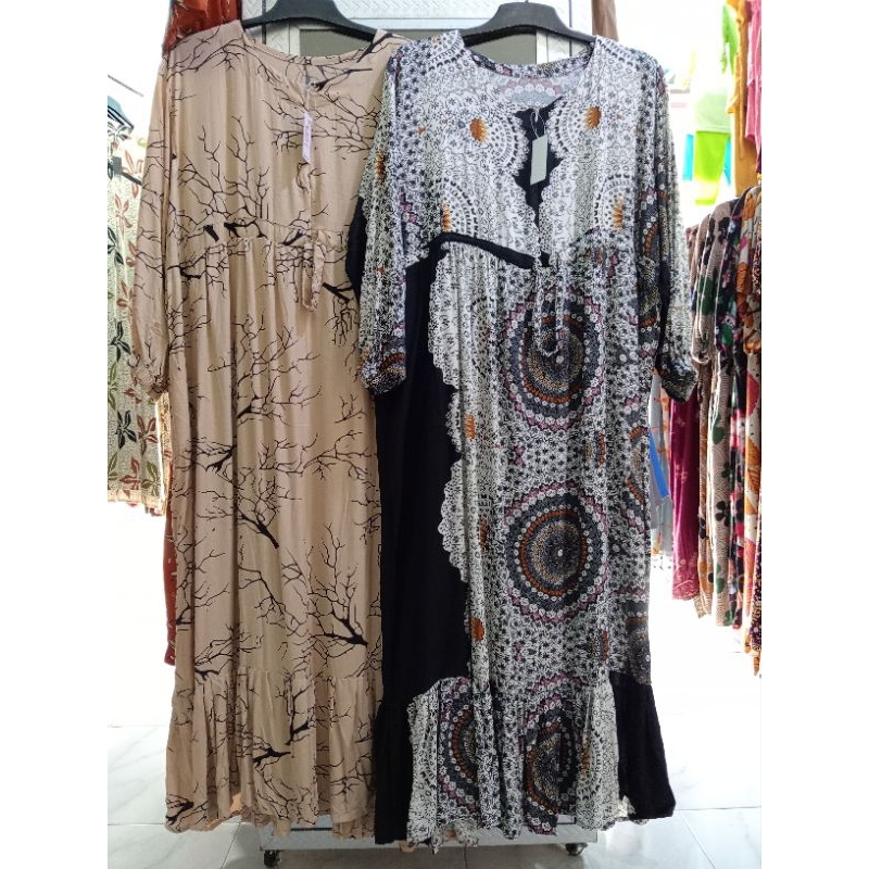 Gamis midi Viscose jumbo