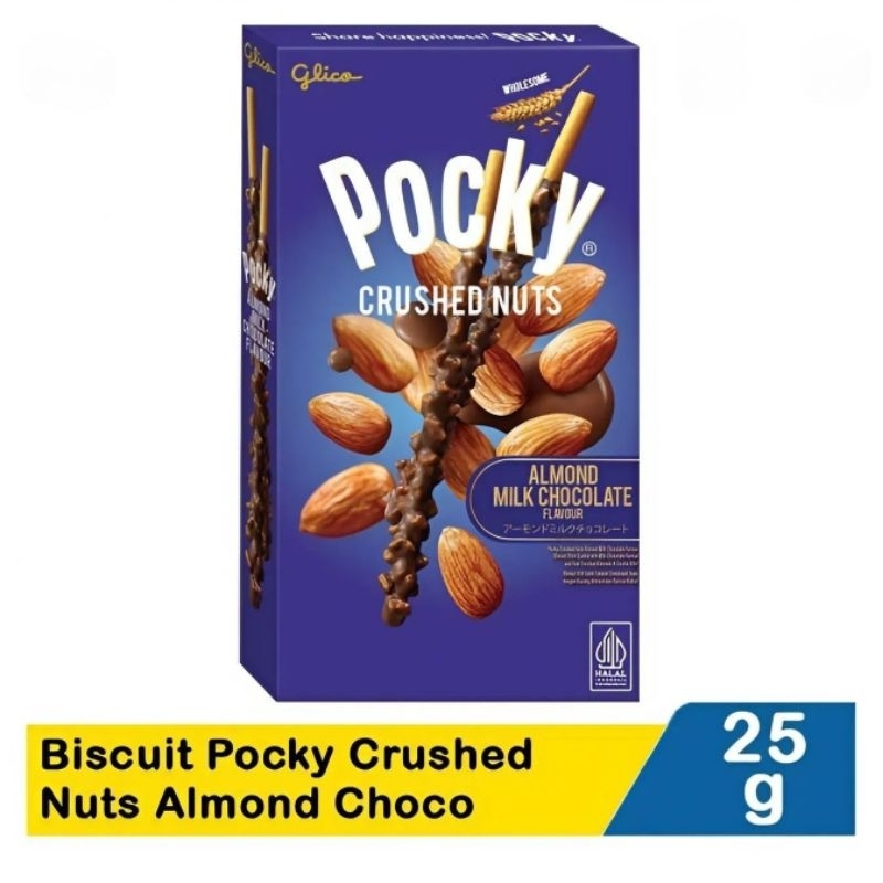 

Glico Biscuit Pocky Crushed Nuts Almond Choco 25g
