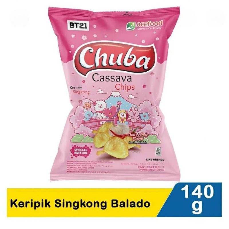 

Chuba Keripik Singkong Balado 140g