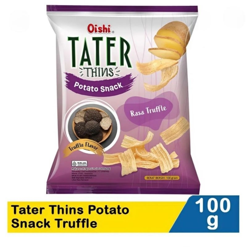 

Oishi Tater Thins Potato Snack Truffle 100g