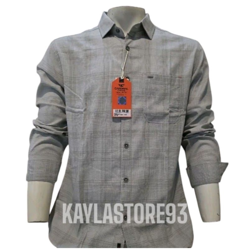 KEMEJA CARDINAL CASUAL ORIGINAL LENGAN PANJANG