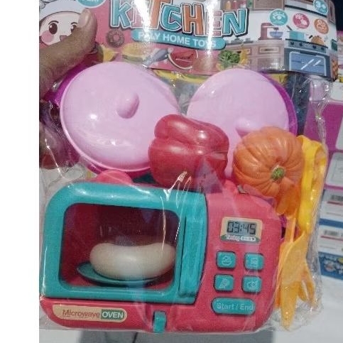 Mainan Anak Oven Set / Mainan Masak - Masakan Oven / Mainan Anak Perempuan / Mini microwave set