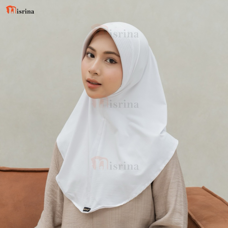 Nisrina Bergo Gadis Panita - Kerudung Pet Kecil Hijab Oval Instan Remaja Sekolah Olahraga Sport
