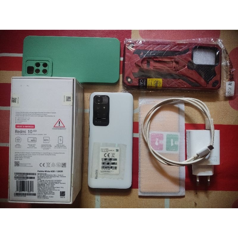 HP REDMI XIAOMI 10 RAM 6 ROM 128 FULLSET NO MINUS KOMPLIT HANDPHONE XIOMI 10 SEKEN SECOND MURAH
