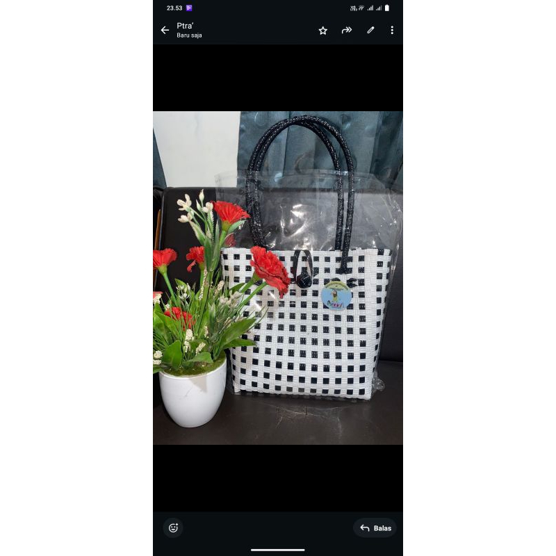 tas anyam jali tas anyam plastik untuk hajatan