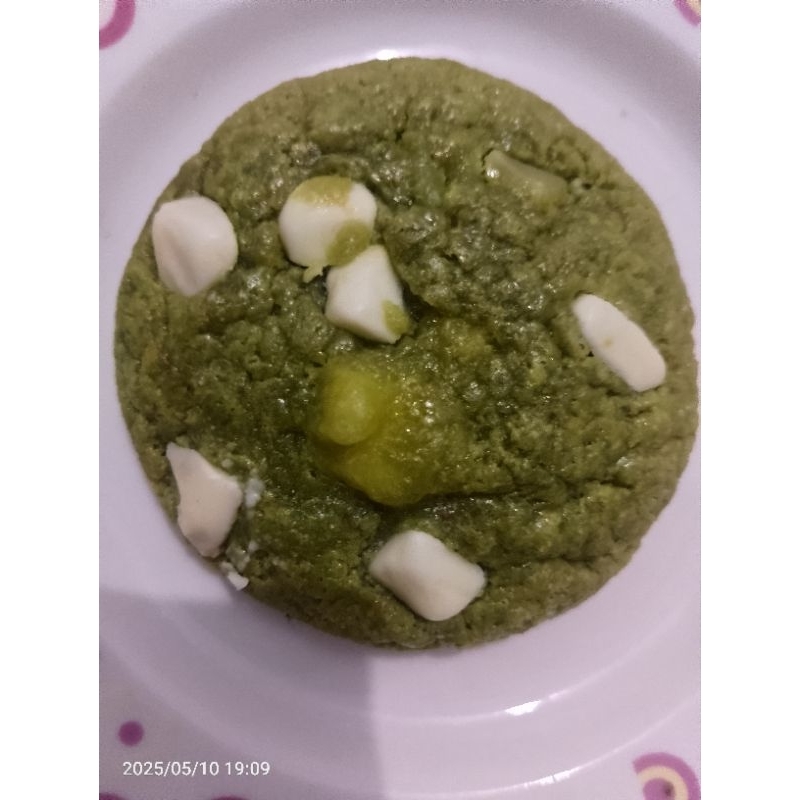 

soft bake cookies matcha cookies