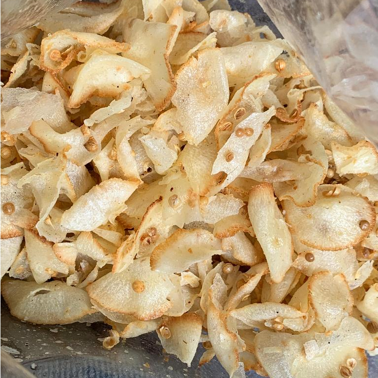 

RK01 Keripik Singkong Kriwil Rasa Ketumbar Berat 250g dan 500grm