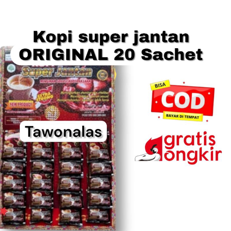 

Kopi papan superr jantan original isi 20 Sachet