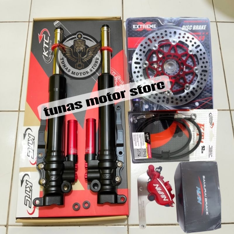 PAKETAN SHOCK DEPAN KTC MATRIX VARIO 110 VARIO 125 BEAT GENIO SPACY SHOCK DEPAN KTC MATRIX VARIO 125