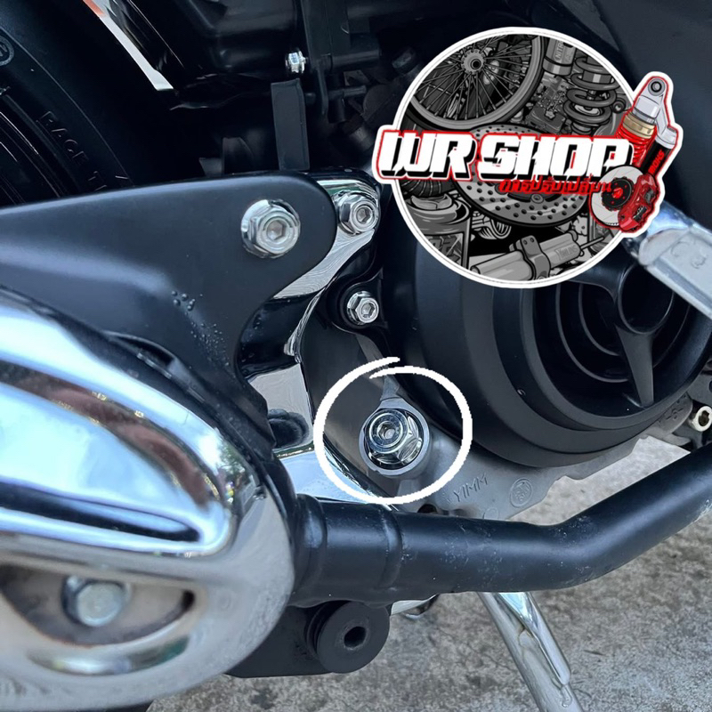 Baut probolt tutup oli mesin Mio sporty smile fino nouvo 2kunci stainless original heng Thailand