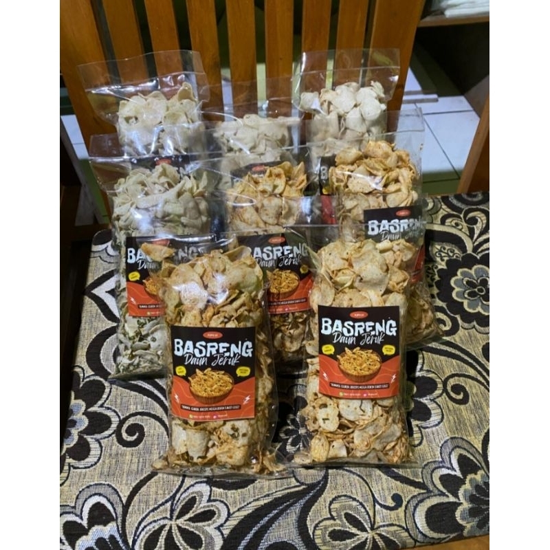 

KERIPIK BASRENG (BAKSO GORENG) DAUN JERUK
