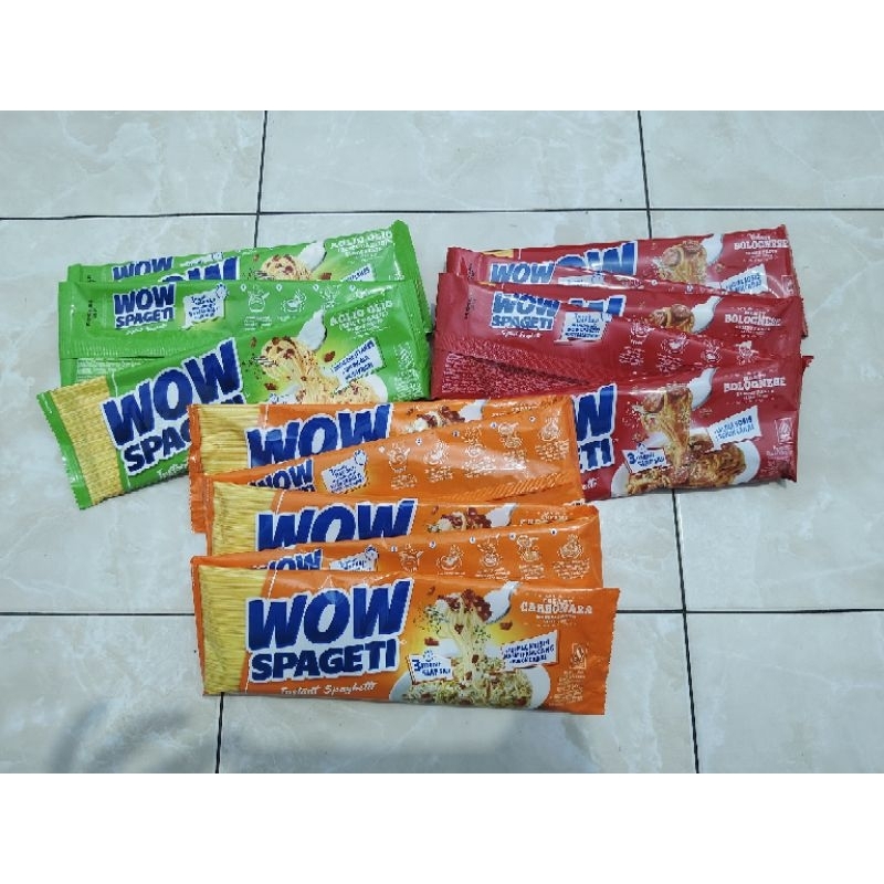 

wow spagetti 1 renteng isi 5pcs