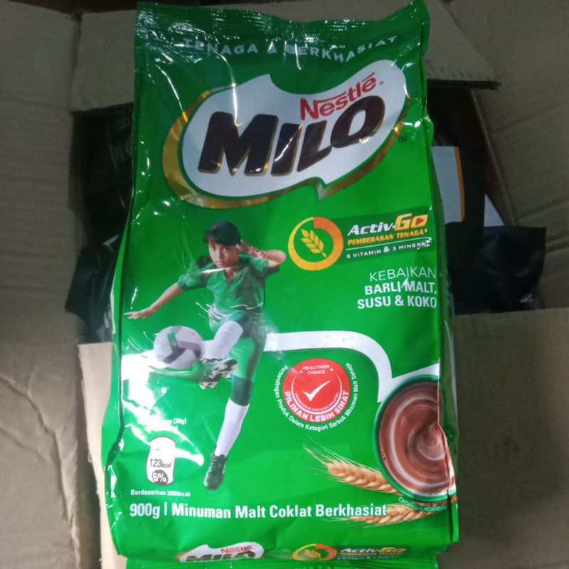 

Milo Refill 900gr 12bungkus 1kotak