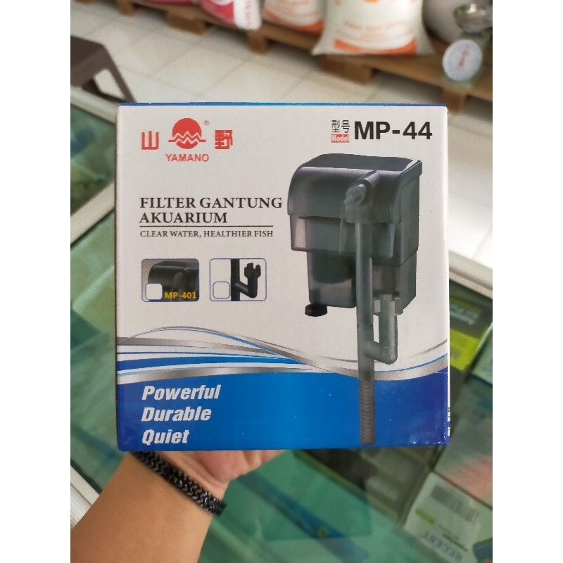 Mesin filter gantung aquarium MP44