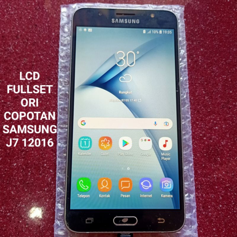 Lcd fullset amoled + frame Samsung J710 / J7 2016 Second Original Copotan Normal sesuai gambar