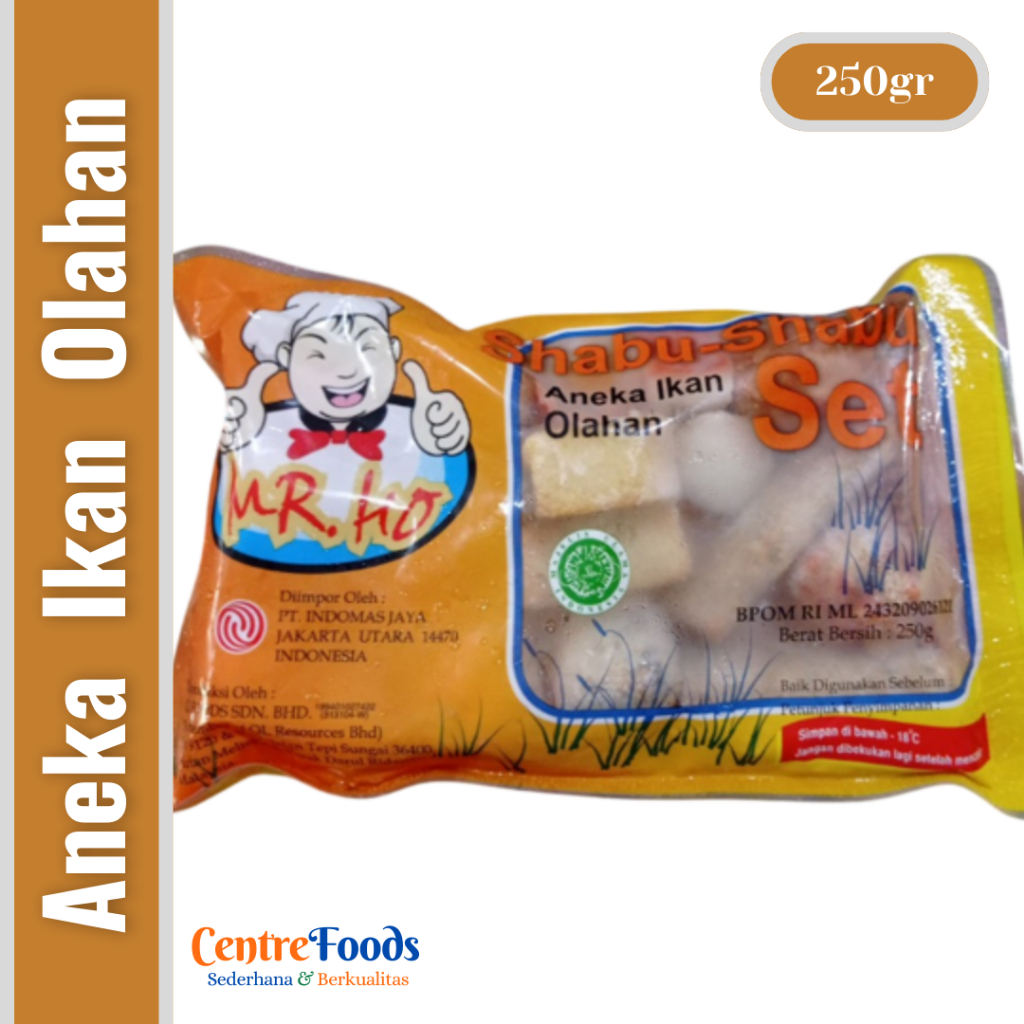

Aneka Ikan Olahan - Shabu Shabu Set MR. HO | 250gr [ Harga Per BKS ]