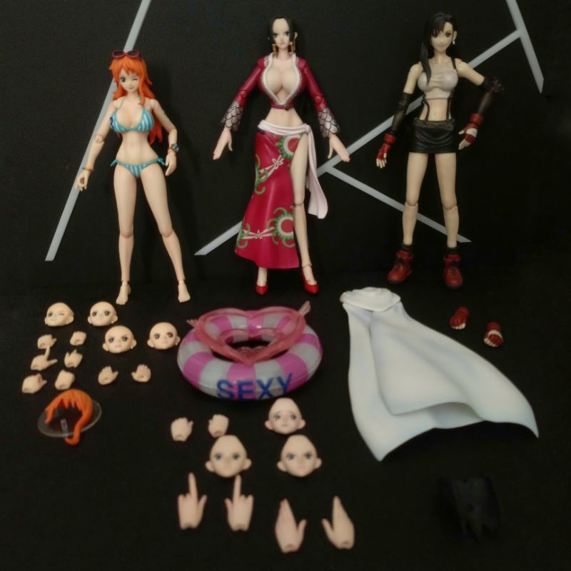 Nami Summer Vacation & Boa Hancock - One Piece - Variable Action Heroes - MegaHouse VAH - Final Fant