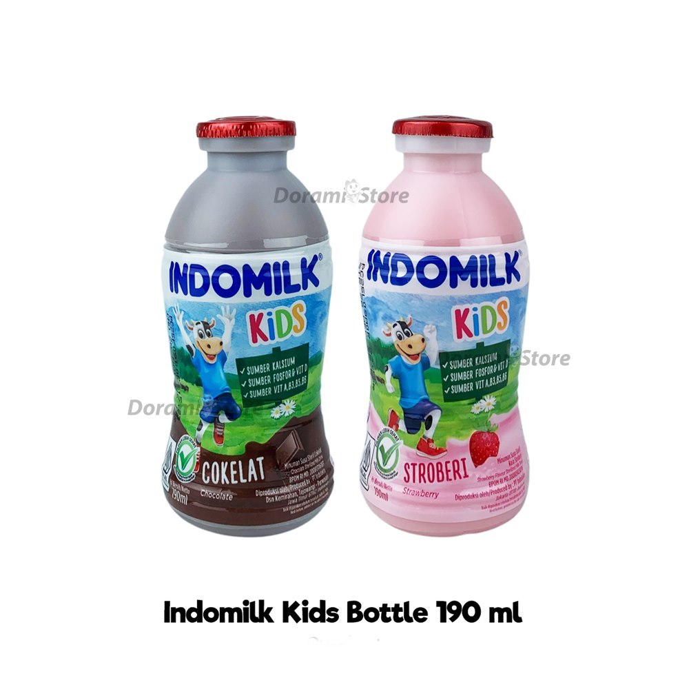 

Indomilk Kids Bottle 190 ml / Susu Siap Minum Praktis