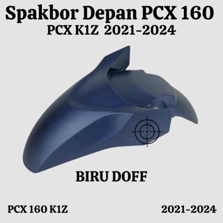 Spakbor depan Front fender PCX 160 New K1Z Hitam Putih Merah doff Hitam doff 2020 Sampai 2023 BIRU D